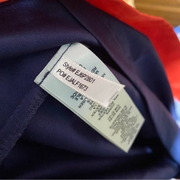 Eliza J Border Print Jersey Shift Dress - Picture 8 of 9